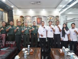 Pangdam IM Menerima Silaturahmi Tim Balai Perikanan Budidaya Air Payau Ujung Batee.