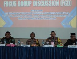 Kapolres Aceh Besar Hadiri Kegiatan FGD Di Aula Satya Haprabu.
