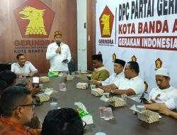 Balon Walikota Banda Aceh Tgk Muhammad Balia Mendaftar Ke Gerindra.