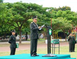 Kapok Sahli Pangdam IM Pimpin Upacara Harlah Pancasila.