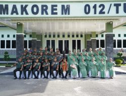 Pangdam IM Kunker Ke Korem 012/TU.