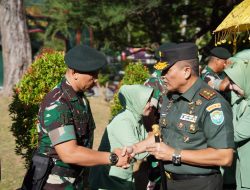 Pangdam IM dan Ketua Persit KCK PD IM beserta rombongan Kunker Ke Yonif Raider 112/DJ.