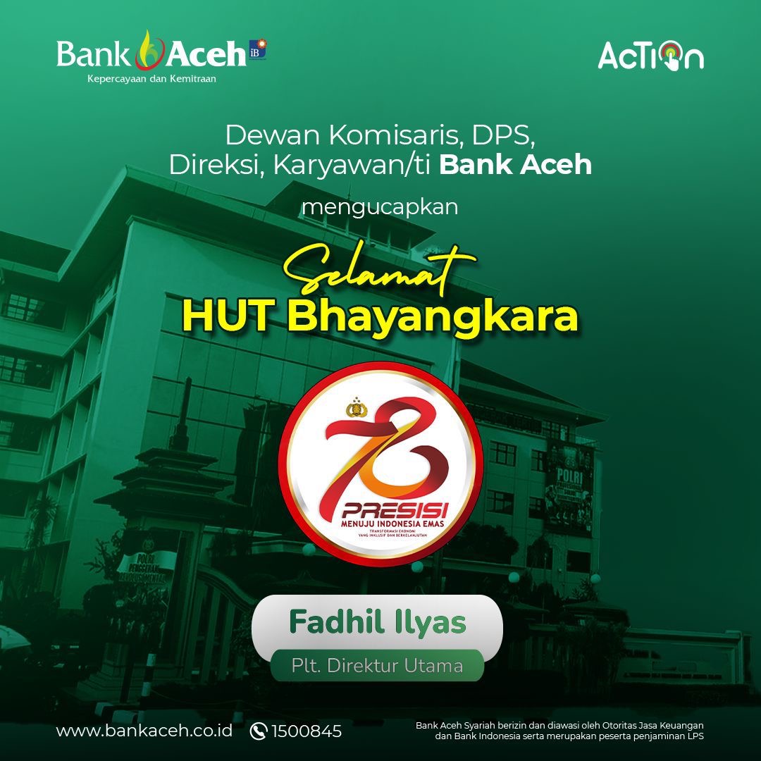 Hut Bhayangkari dari Bank Aceh