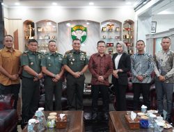 Pangdam IM Menerima Audiensi General Manager Grand Bayu Hill Hotel.