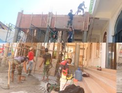 Proses Rehab Mesjid Baiturrahim Pada Hari Keduabelas.