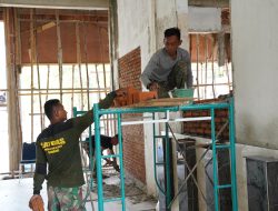 Proses Rehab Mesjid Baiturrahim Pada Hari Ke empatbelas.