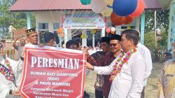 Pj Walikota Lhokseumawe Resmikan PAUD Dan Rumah Gizi di Gampong Meunasah Mesjid