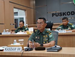 Kasdam IM Pimpin Rapat Kesiapan UST Tingkat Peleton Kikav 11/WSC 2024.