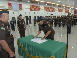 Kajati Aceh Lantik 3 Kepala Kejaksaan Negeri.