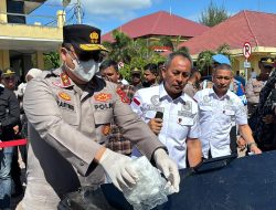 Polda Aceh Musnahkan Narkotika Sabu 226 Kg dan Ganja 1,2 Ton.