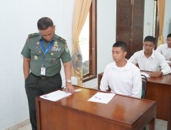 Irdam IM Tinjau Pelaksanaan Werving Calon Bintara Prajurit Karier TNI AD Tahun 2024.