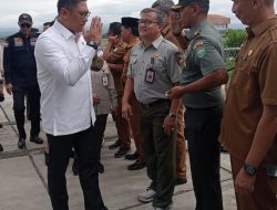 Dandim 0103 Bersama Forkopimda Aceh Utara Sambut Kedatangan Wamentan RI.