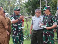 Kasdam IM Tinjau Hasil Optimasi Lahan Rawa di Kodim 0104/Aceh Timur.