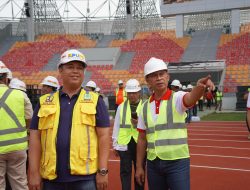 Kasdam IM Bersama Pj Gubernur Tinjau Kesiapan Pembangunan Venue PON XXI 2024 di Kota Banda Aceh.