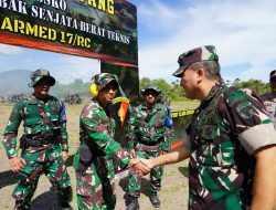 Pangdam IM Tinjau Latbakjatratnis Yonarmed 17/Rencong Cakti.