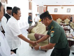 Kasdam IM Sambut Kedatangan Menteri Kelautan dan Perikanan di Aceh.