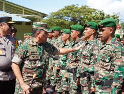 Pangdam IM Hadiri Apel Gelar Pasukan Operasi Po Meurah Seulawah 2024.