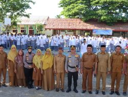 Kapolresta Banda Aceh Kukuhkan Satgas TPPK SMA Negeri 1 Baitussalam.