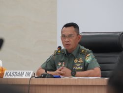 Kasdam IM Pimpin Paparan Rencana Garis Besar Latbakjatratnis Yonarmed 17/Rencong Cakti.