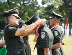 Pangdam IM Tutup Pendidikan Pertama Tamtama TNI AD Gelombang I Tahun 2024.