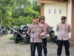 Polres Aceh Besar Dan TNI Gelar Apel Gabungan Cipkon Dalam Rangka Hari Damai Aceh Ke-19.