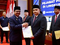 Pj Gubernur Lantik Akkar Arafat Jadi Karo Adpim Setda Aceh.