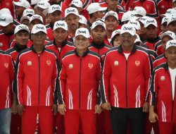 Pangdam IM Hadiri Pelepasan Kontingen Atlet Aceh Menuju PON XXI Aceh-Sumut 2024.