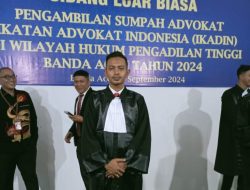 KPT Ambil Sumpah Untuk 30 Àdvokat.
