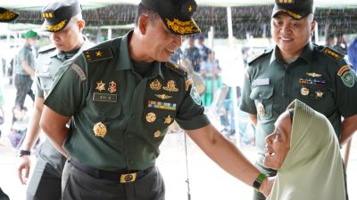 Sambut HUT Ke-79 TNI, Kodam IM Gelar Bakti Kesehatan dan Baksos.