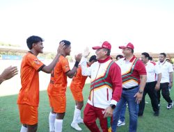 Pangdam IM Hadiri Kick-Off Sepak Bola PON XXI Aceh-Sumut di Stadion H Dimurthala.