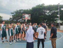 Tim Basket Jatim Lakukan Latihan di Blang Padang Banda Aceh Jelang PON XXI Aceh-Sumut.