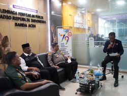 Pangdam IM Bersama Pj Gubernur dan Kapolda Aceh Jadi Narasumber Dialog Persiapan PON XXI Aceh-Sumut di RRI Banda Aceh.