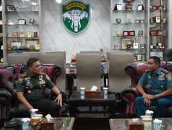Pangdam IM Terima Audiensi Danguskamla Koarmada I Bahas kesiapan Kunjungan Presiden RI .