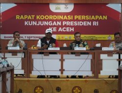 Pangdam IM Hadiri Rakorwil Persiapan Kunjungan Presiden RI ke Aceh.