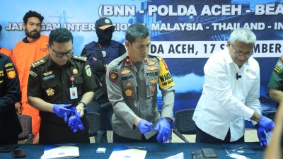 Polda Aceh Siap Berkolaborasi dengan BNN Memberantas Peredaran Narkoba.