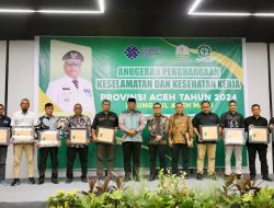 Pj Gubernur Aceh Apresiasi 65 Perusahaan Peraih Anugerah K3.