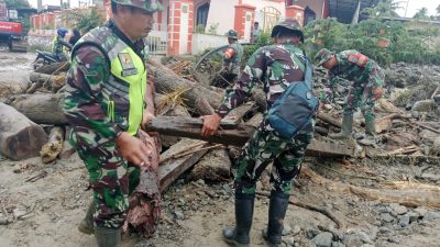 Pangdam IM Perintahkan Danrem 011/LW Tanggap Cepat Penanganan Banjir Dan Longsor di Agara Serta Aceh Tengah.