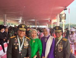 Pangdam IM Ikuti Upacara Peringatan HUT Ke-79 TNI di Monas.