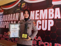 Brigadir Dewi Muftian Raih Juara Tiga Kejuaraan Menembak Kapolda Cup.