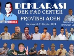 Segudang Tokoh Aceh Bersama Dek Fad Center.