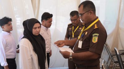 Sebanyak 1.035 CPNS Kejaksaan Wilayah Kejati Aceh Ikut SKD.