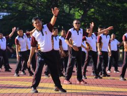 Wakapolda Aceh : Dengan Berolahraga Tubuh kita Menjadi Sehat.