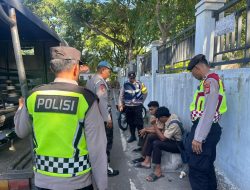 Personel Polsek Syiah Kuala Amankan Pelajar Bolos Sekolah.