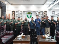 Pangdam IM Terima Audiensi Ketua Umum BADKO HMI Aceh.