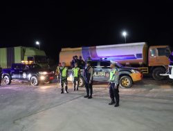 Polres Aceh Tamiang Gelar Patroli Jaga Kondusifitas Jelang Hari Pemungutan Suara.