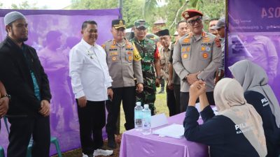 Dirreskrimsus Polda Aceh Dan Kapolres Tinjau Pengamanan TPS di Pilkada Aceh Tamiang.