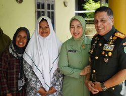 Pangdam IM dan Ketua Persit KCK Daerah IM Berikan Tali Asih kepada anak Yatim Piatu Dharma Nusa.