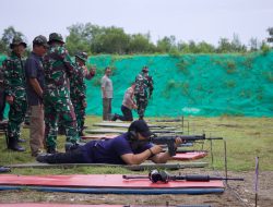 Pj Bupati Aceh Besar Ikut Lomba Menembak Eksekutif HUT ke-68 Kodam IM.