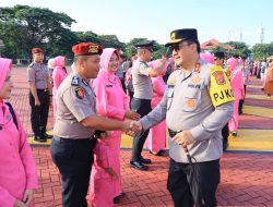 Kapolda Aceh Pimpin Upacara Kenaikan Pangkat 344 Personel.