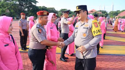 Kapolda Aceh Pimpin Upacara Kenaikan Pangkat 344 Personel.